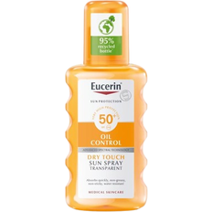 Eucerin sun oil control spf50+ Eucerin Oil Control Dry Touch Transparent Sun Spray SPF50+