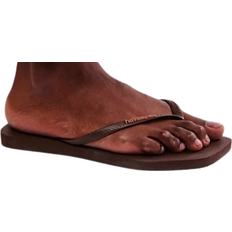 51 ½ Tongs Havaianas Slim Square - Dark Brown