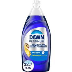 Cleaning Agents Dawn Platinum Dishwashing Liquid Dish Soap Fresh Rain Scent 32.7fl oz