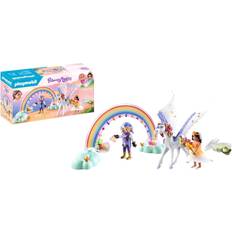 Playmobil princess magic Playmobil Pegasus with Rainbow in The Clouds 71361