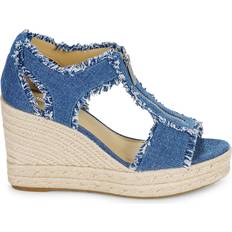 44 - Dame Espadrillos Michael Kors Berkley Frayed - Denim