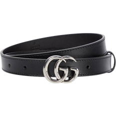 Leather - Women Clothing Gucci GG Marmont Belt - Black