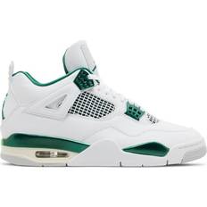 Nike Shoes Nike Air Jordan 4 Retro - White/Oxidized Green/Neutral Grey