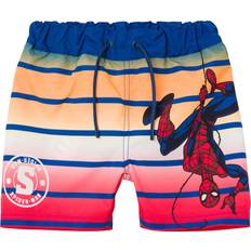 Drenge Badebukser Børnetøj Name It Melvin Spiderman Swimwear - Set Sail (13226903)