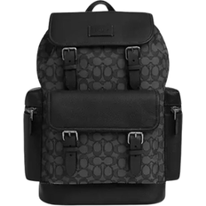 Coach Men Backpacks Coach Sprint Backpack In Signature Jacquard - Silver/Charcoal/Black