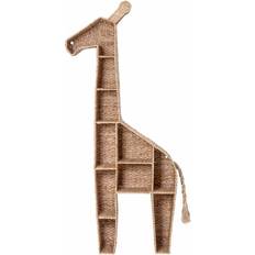 Bloomingville Étagère Pour Enfants Girafe Naturel Beige