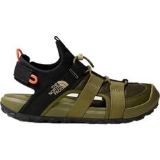 Green - Men Sport Sandals The North Face Explore Camp - Forest Olive/TNF Black