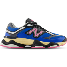 Blue - Men Sneakers New Balance 9060 - Blue/Pink/Yellow