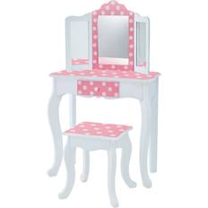 Gisele Dressing Table with Stool Dots