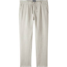Noah Linen Trousers - Light Beige
