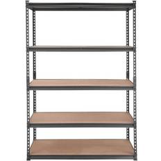 VEVOR 5 Levels Adjustable Black/Natural Estantería 121.9x182.9cm