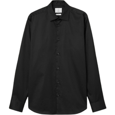 Linneskjortor - Svarta Bläck Santo Stretch Shirt - Black