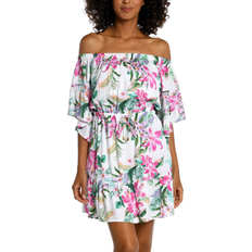 Women - XS Swimsuit Cover-Ups & Sarong Wraps La Blanca Off The Shoulder Cover Up Dress - Mystic Palms