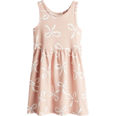 H&M Dresses H&M Kid's Patterned Cotton Dress - Powder Pink/Bows (1157735073)