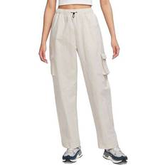 Nike Women's Sportswear Essential High Rise Woven Cargo Pants - Light Orewood Brown/Sail