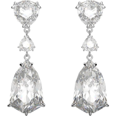 Swarovski Mesmera Drop Earrings - Silver/Transparent