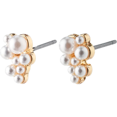 Relando Stud Earrings - Gold/Pearls