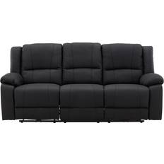 Venture Home Singapore Black Sofa 218cm 3 Seater