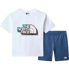 The North Face Boys Other Sets The North Face Kid's Summer Set - White/Shady Blue (NF0A87BG-YEL)