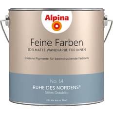 Alpina Fine Colors No. 14 Peace of the North Wandfarbe Grau, Blau 2.5L