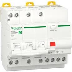 Schneider rcbo Schneider Electric Resi9 XP RCBO/Kombiafbryder 3P+N C 20A 6kA 30mA