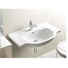80 cm Tvättställ & Handfat Hill Ceramic Rectangular (BDB5561)