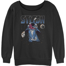 Sweatshirts Hot Topic Girl's isney Lilo & Stitch Planet Stitch Slouchy Sweatshirt - Black