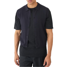 Mies - Nailon Paidat boohooMAN Regular Fit Sleeveless Knitted Shirt - Black