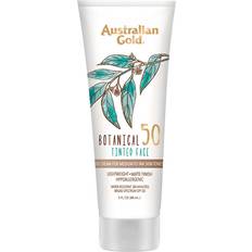 Australian Gold Botanical Tinted Face Mineral Lotion Medium To Tan SPF50 3fl oz