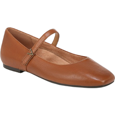 Velcro Ballerinas Vionic Alameda Mary Jane Flat - Brown