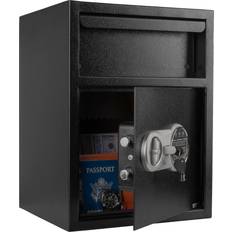 Combination lock box Paragon Safe Electronic Safe Box with Key/Dial/Combination Lock