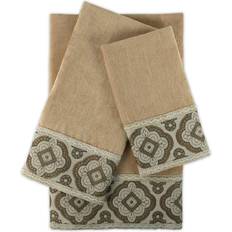 Microfiber Towels Sherry Kline Merrill Towel Beige (121.9x63.5)