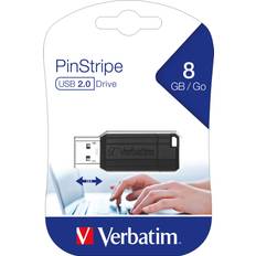 Verbatim 8 GB Chiavette USB Verbatim PinStripe 8GB USB 2.0