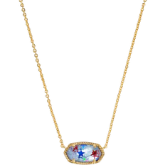 Kendra Scott Elisa Pendant Necklace - Gold/Multicolour