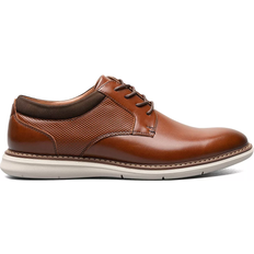 Brown - Men Oxford Nunn Bush Chase Plain - Cognac/Multi