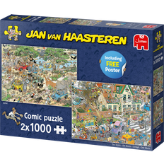 Pussel Jumbo Jan Van Haasteren Safari & Storm 2x1000 Pieces