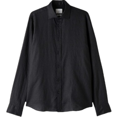 Linneskjortor - Svarta Bläck Dante Linen Shirt - Black