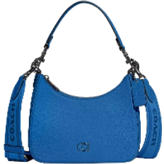 Coach hobo Coach Hobo Crossbody with Signature Canvas - Blueberry