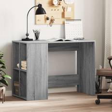 Wood Writing Desks vidaXL Grey Engineered Wood Writing Desk