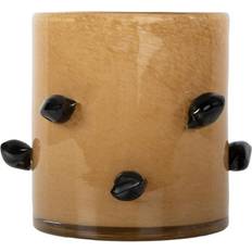 Brugskunst Byon Arlo Beige Black Fyrfadsstage 15cm