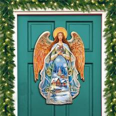 Natural Decorations DesignoCracy 8611021H Angel Holiday Christmas Door Decoration