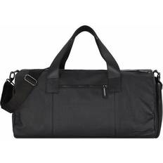 Leder - Schwarz Duffletaschen & Sporttaschen Davidoff Paris Weekender Reisetasche Leder 53 cm schwarz