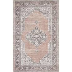 Tæpper & Skind KM Carpets Vaskbart Tæppe Kashan 240 x 340 Flerfarvet Brun