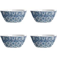 Purely Home Atlantic Blue Melamine Low Bowl