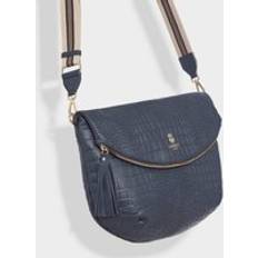 Osprey London the rockcliffe large italian leather crossbody midnight leath