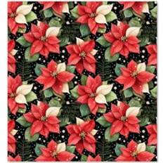 Red Splash Guards Warren Reed Poinsettia, Watercolor Style Kitchen Splash Guard