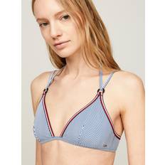 Tommy Hilfiger Nylon Bademode Tommy Hilfiger Bikini-Oberteil UW0UW05329 Blau