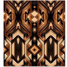 Black Splash Guards Warren Reed And Brown Intricate Pattern Kitchen Splash Guard