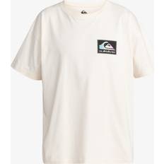 Herren - Natur T-Shirts Quiksilver Back Flash T-Shirt für Männer Weiss