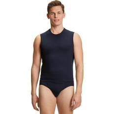 Falke Tank Tops Falke Cotton-Blend Daily Comfort Muscle Shirt Pack Of 2 navy